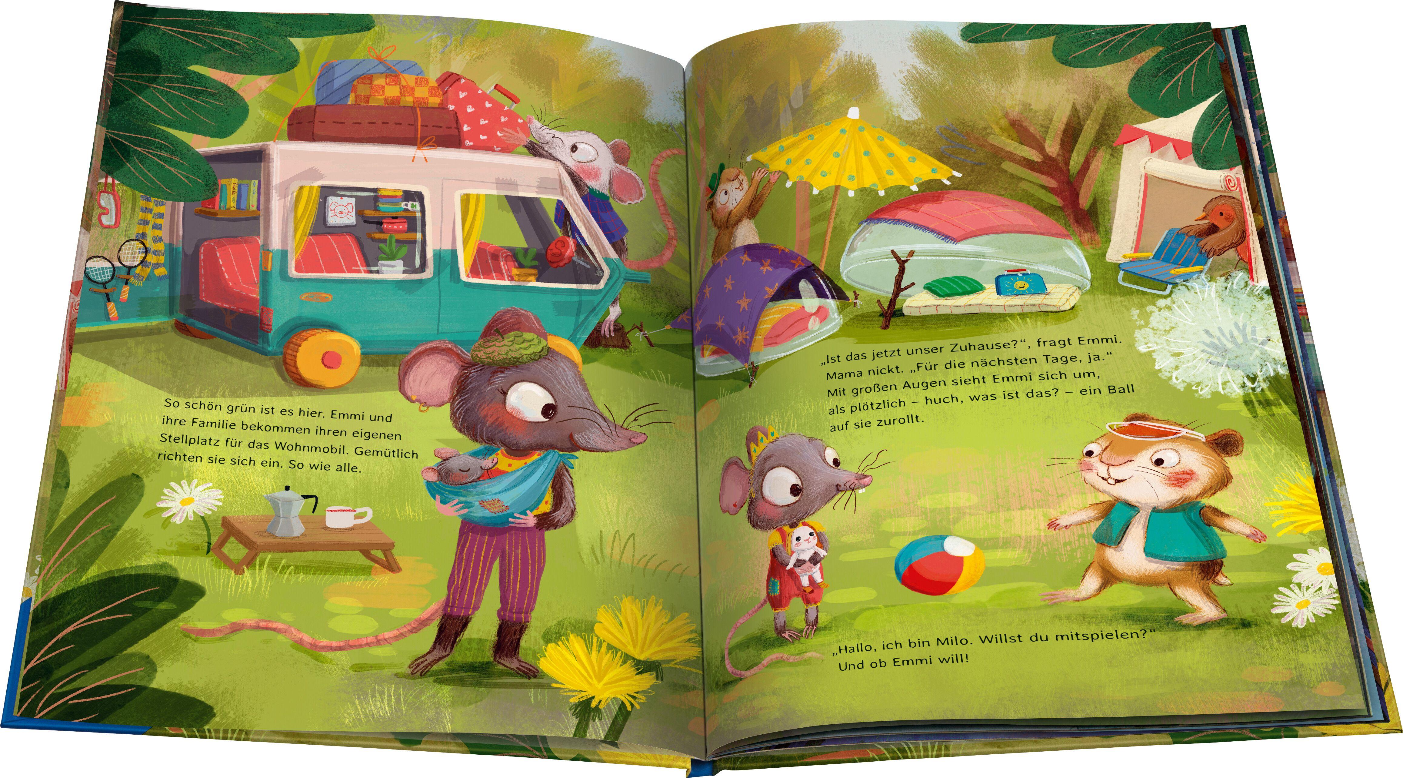 Beispielinhalt (Bild) Emmis großes Campingabenteuer