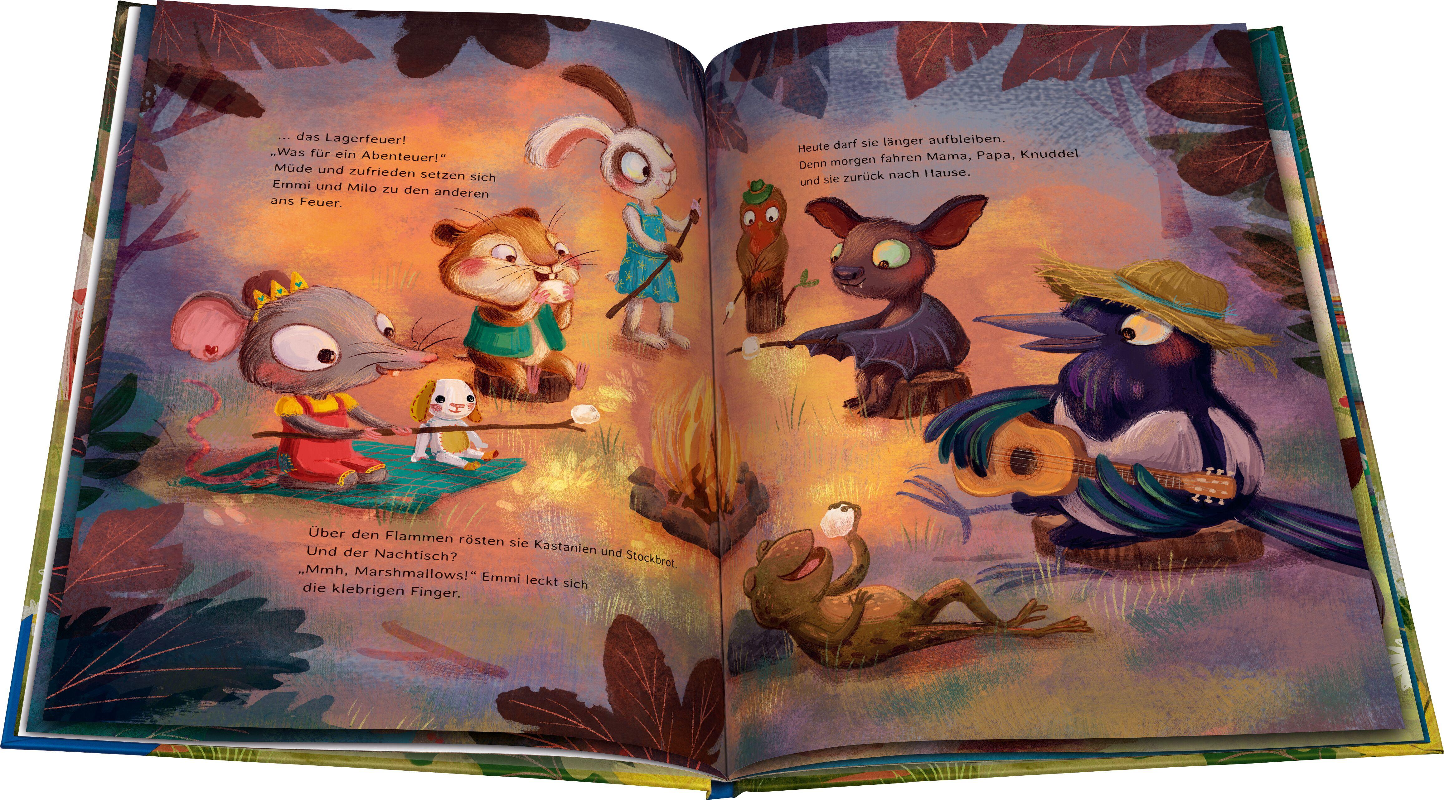 Beispielinhalt (Bild) Emmis großes Campingabenteuer