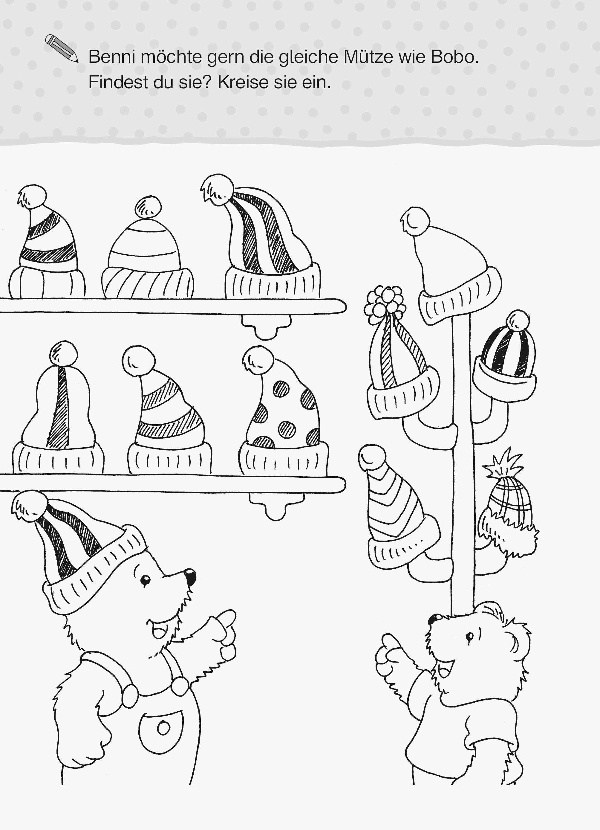 Beispielinhalt (Bild) Mein Kindergarten-Block