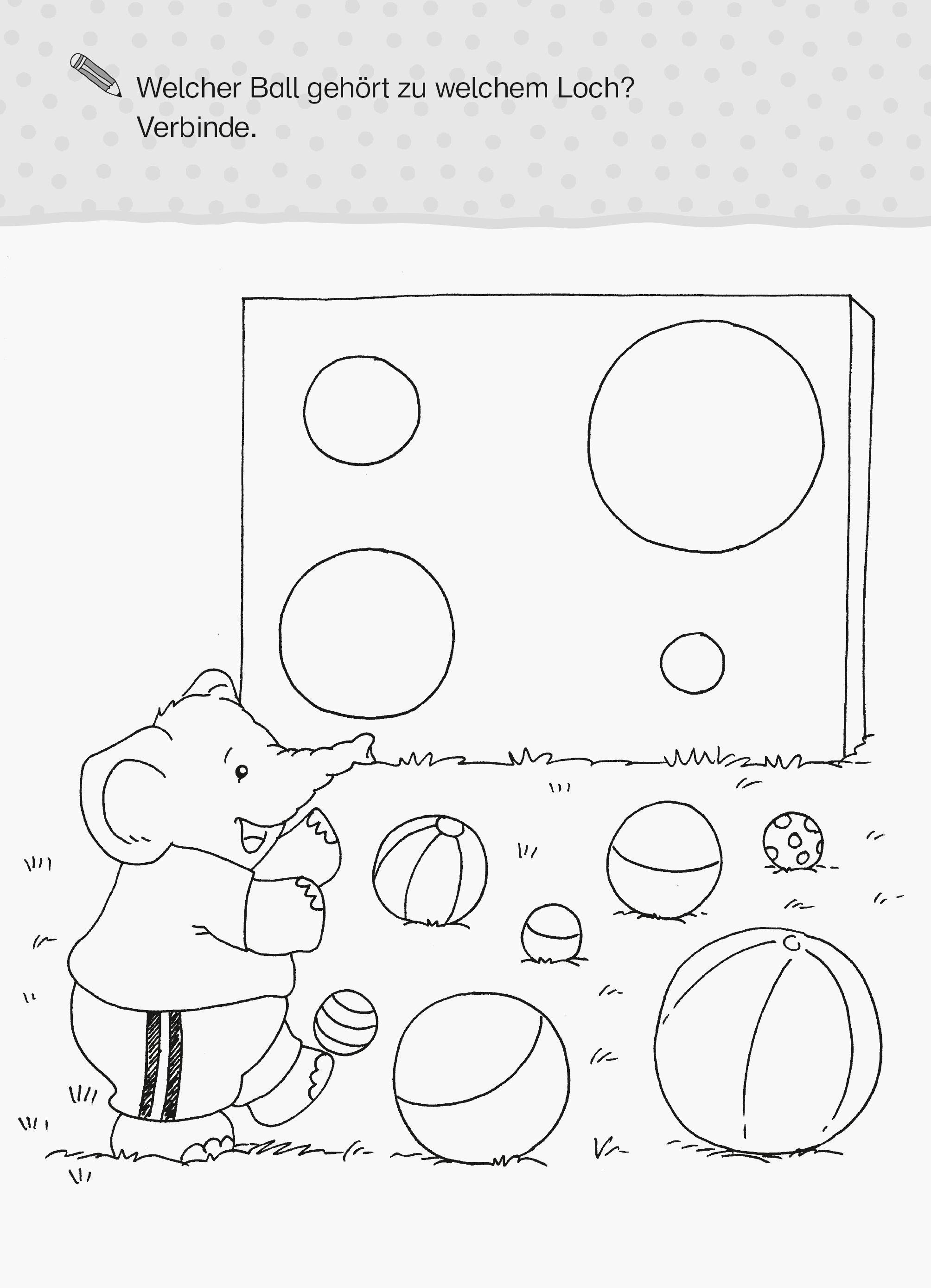 Beispielinhalt (Bild) Mein Kindergarten-Block