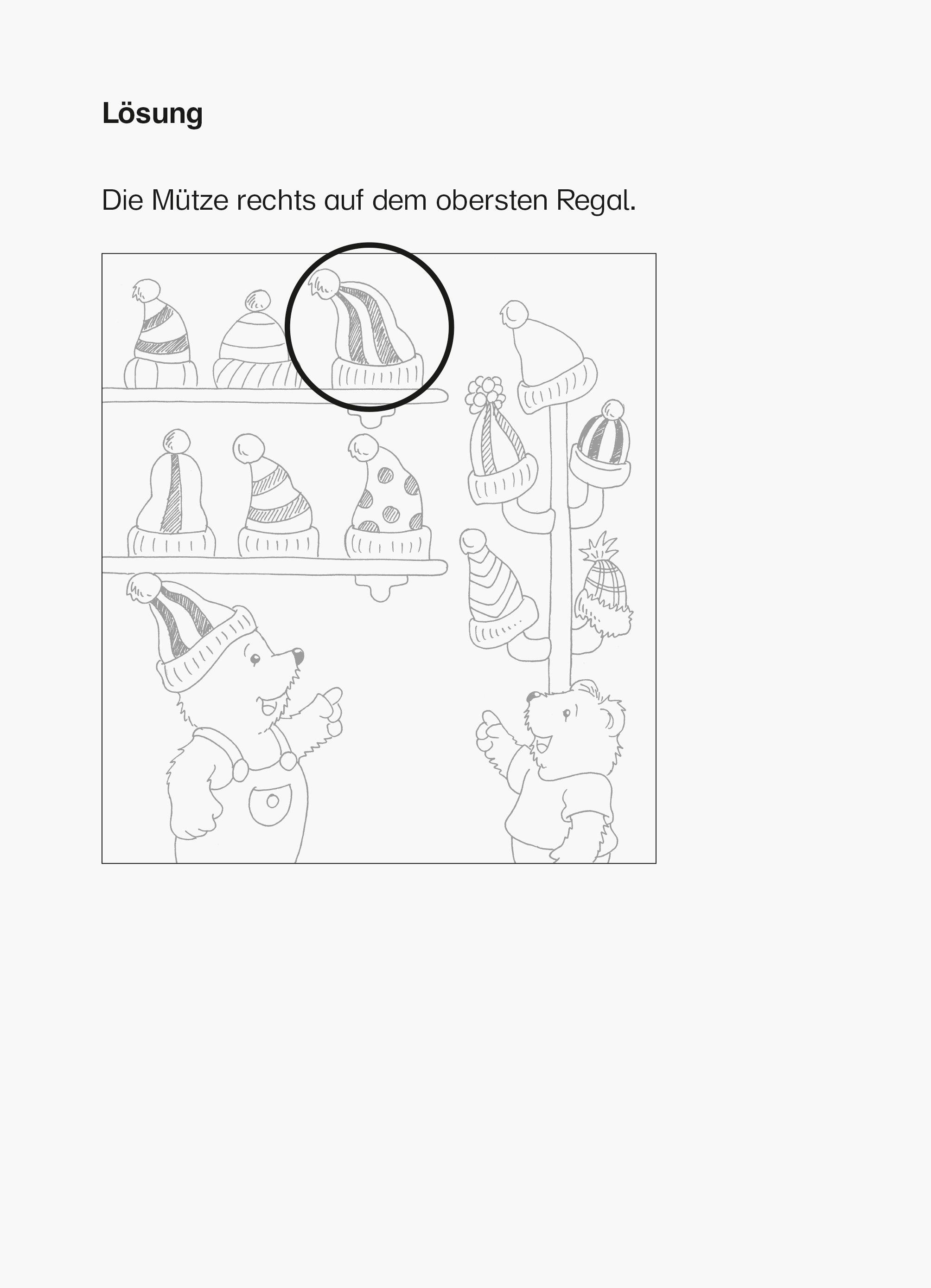 Beispielinhalt (Bild) Mein Kindergarten-Block