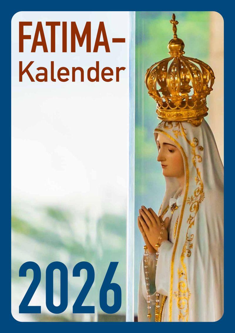 Vorderes Coverbild Fatima-Kalener 2026