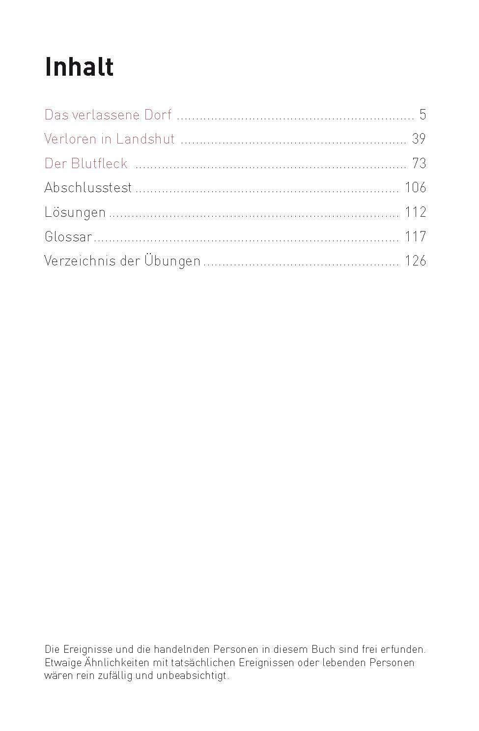 Beispielinhalt (Bild) Der Blutfleck