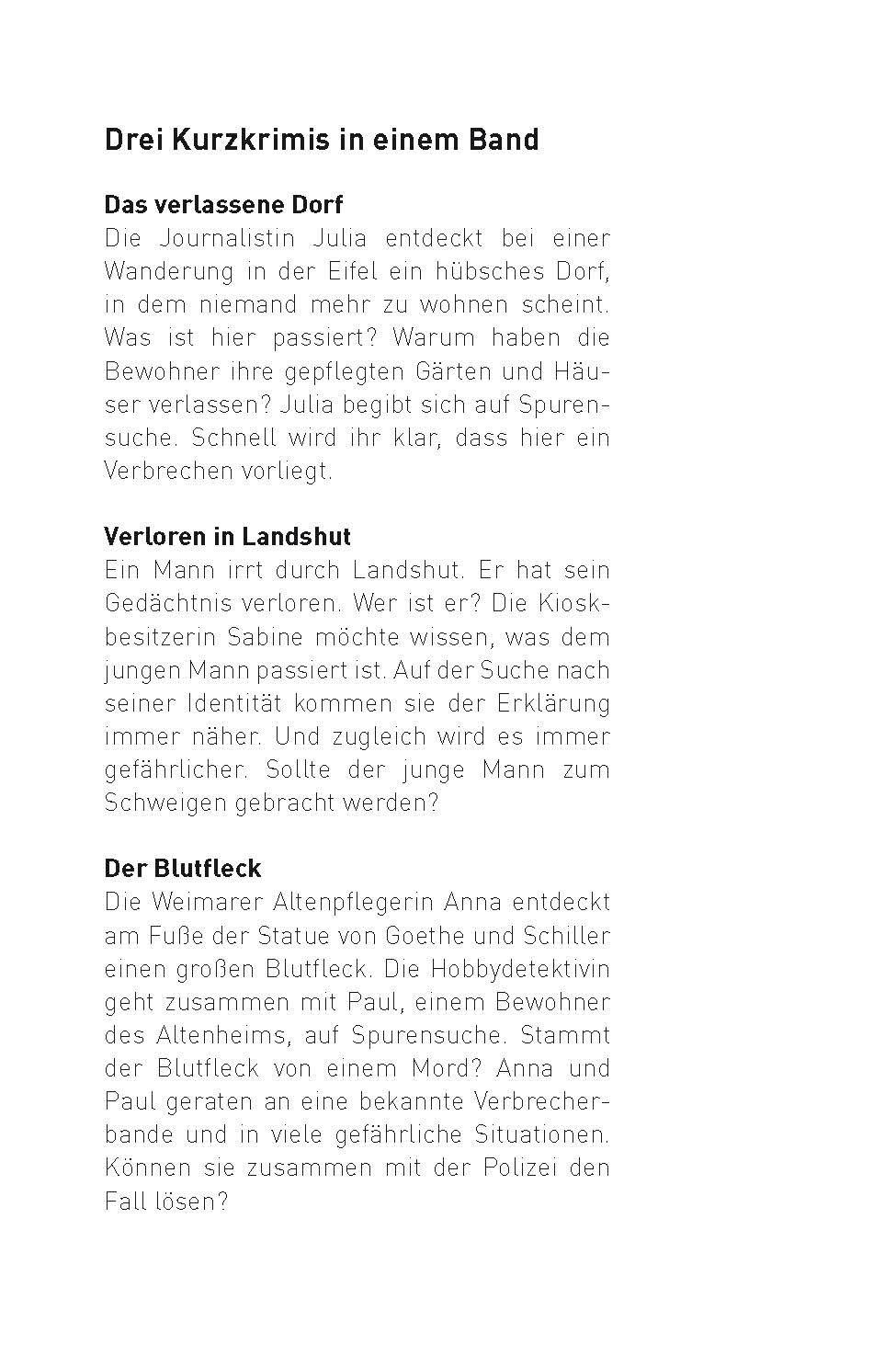 Beispielinhalt (Bild) Der Blutfleck