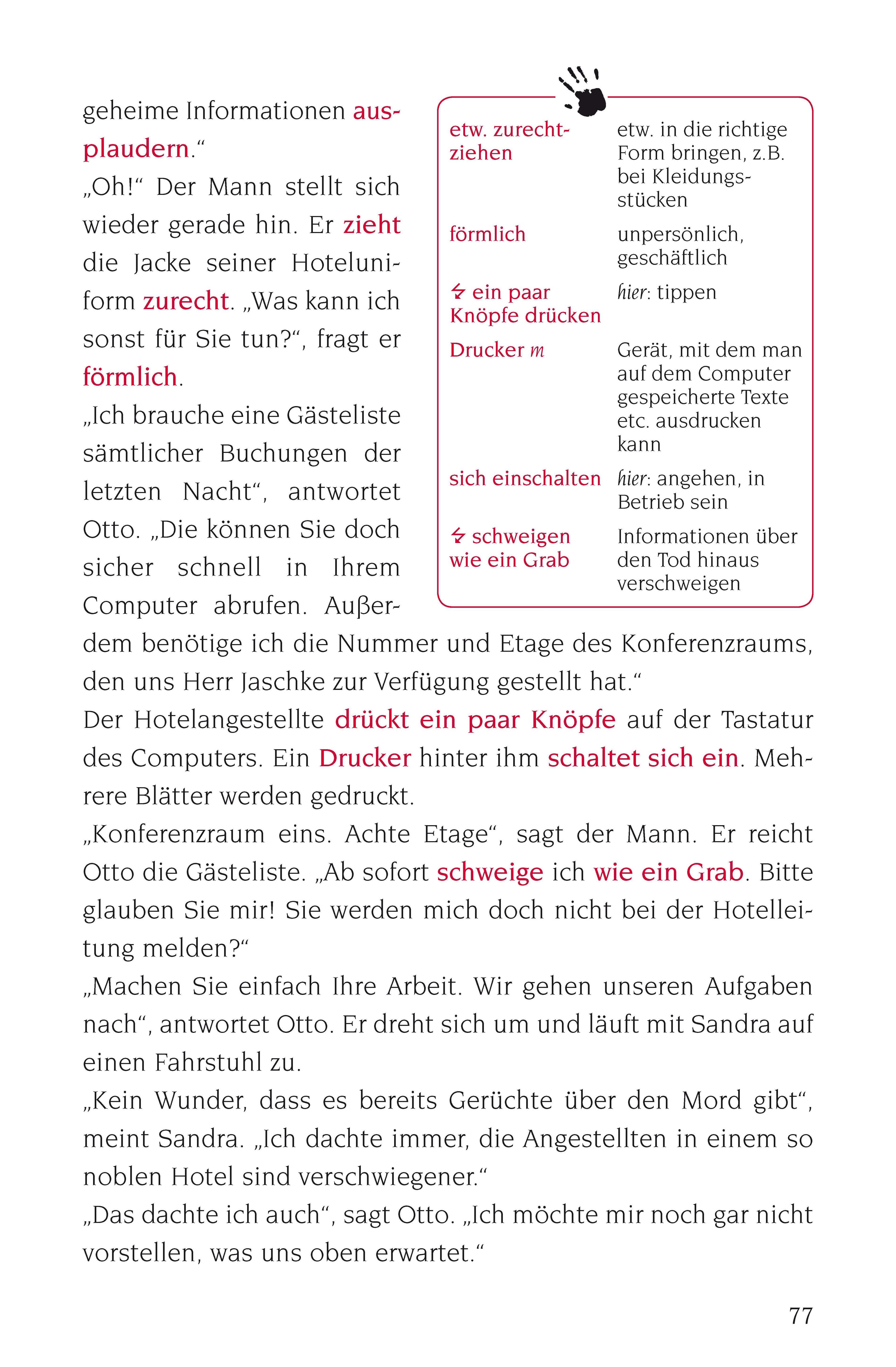 Beispielinhalt (Bild) Mord unter den Linden