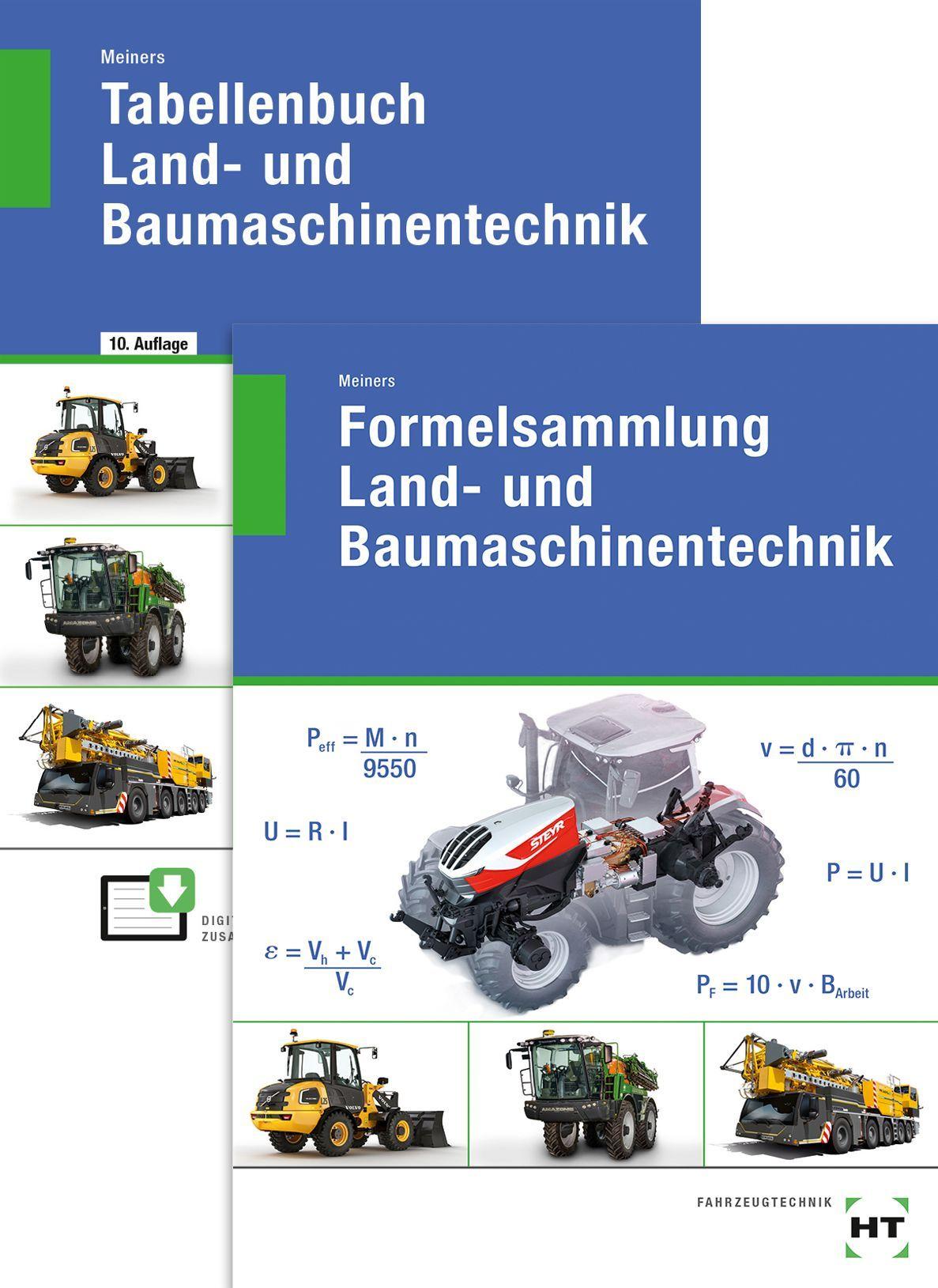 Vorderes Coverbild Paketangebot Tabellenbuch und Formelsammlung Land- und Baumaschinentechnik
