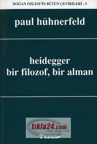 Vorderes Coverbild Heidegger Bir Filozof, Bir Alman