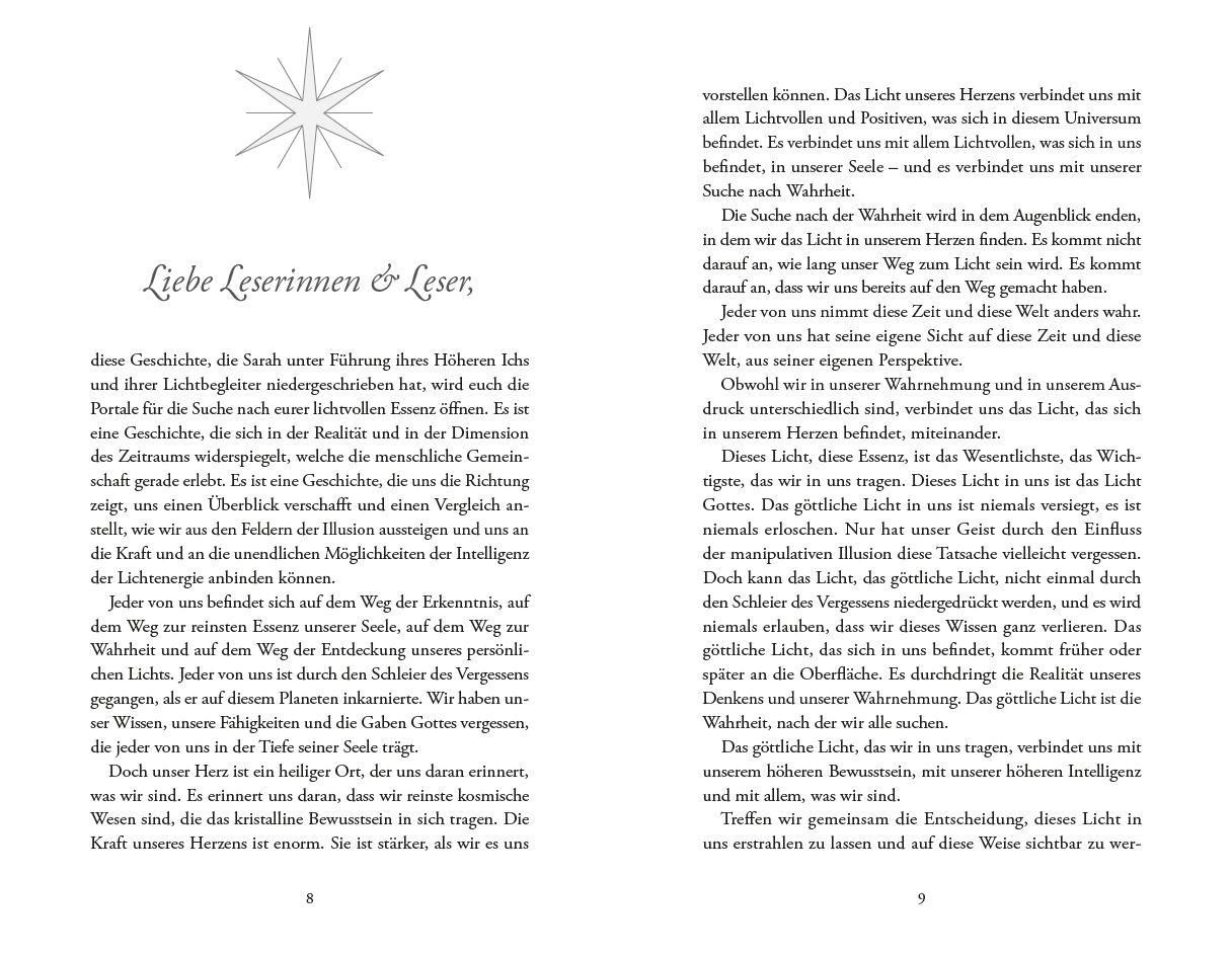 Beispielinhalt (Bild) STERNENLICHT - DEINE ERINNERUNG ERWACHT [mit drei Gratis-Audio-Meditationen als Download]