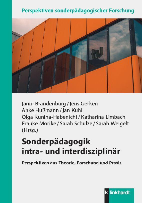 Vorderes Coverbild Sonderpädagogik intra- und interdisziplinär