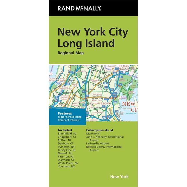Vorderes Coverbild Rand McNally New York City/Long Island Regional Map