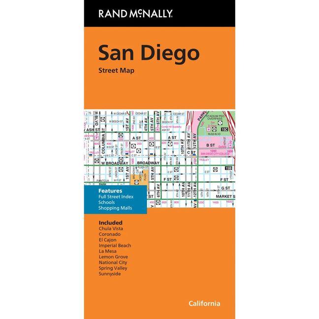 Vorderes Coverbild Rand McNally San Diego CA Street Map