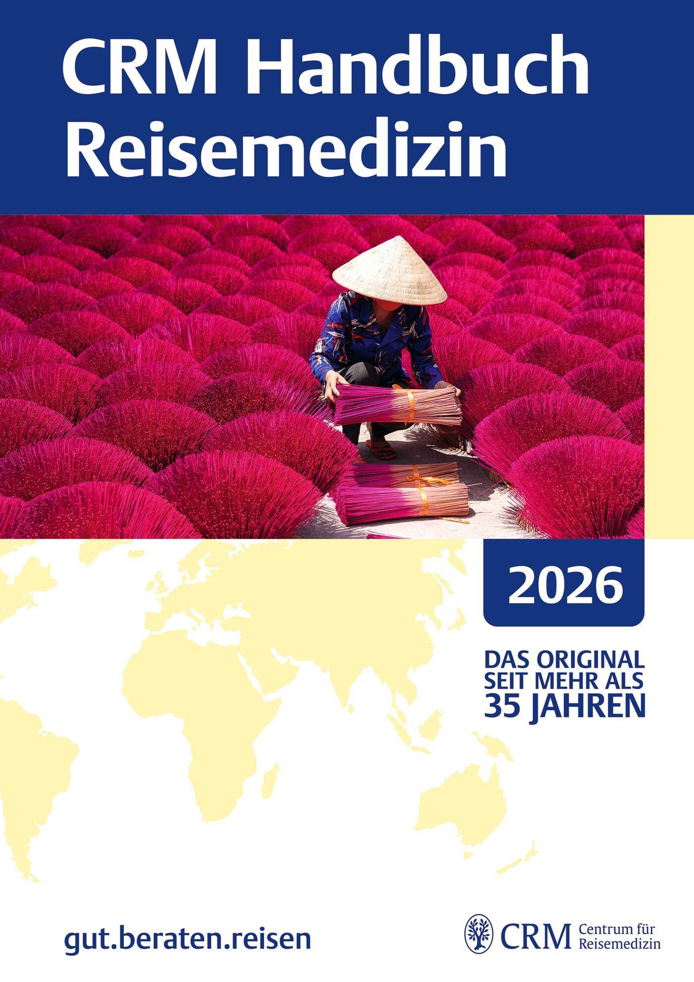 Vorderes Coverbild CRM Handbuch Reisemedizin 2026