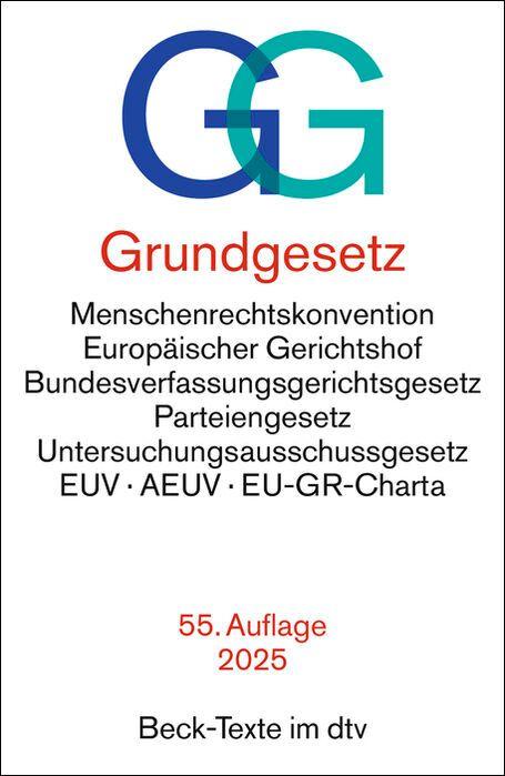 Vorderes Coverbild Grundgesetz. GG