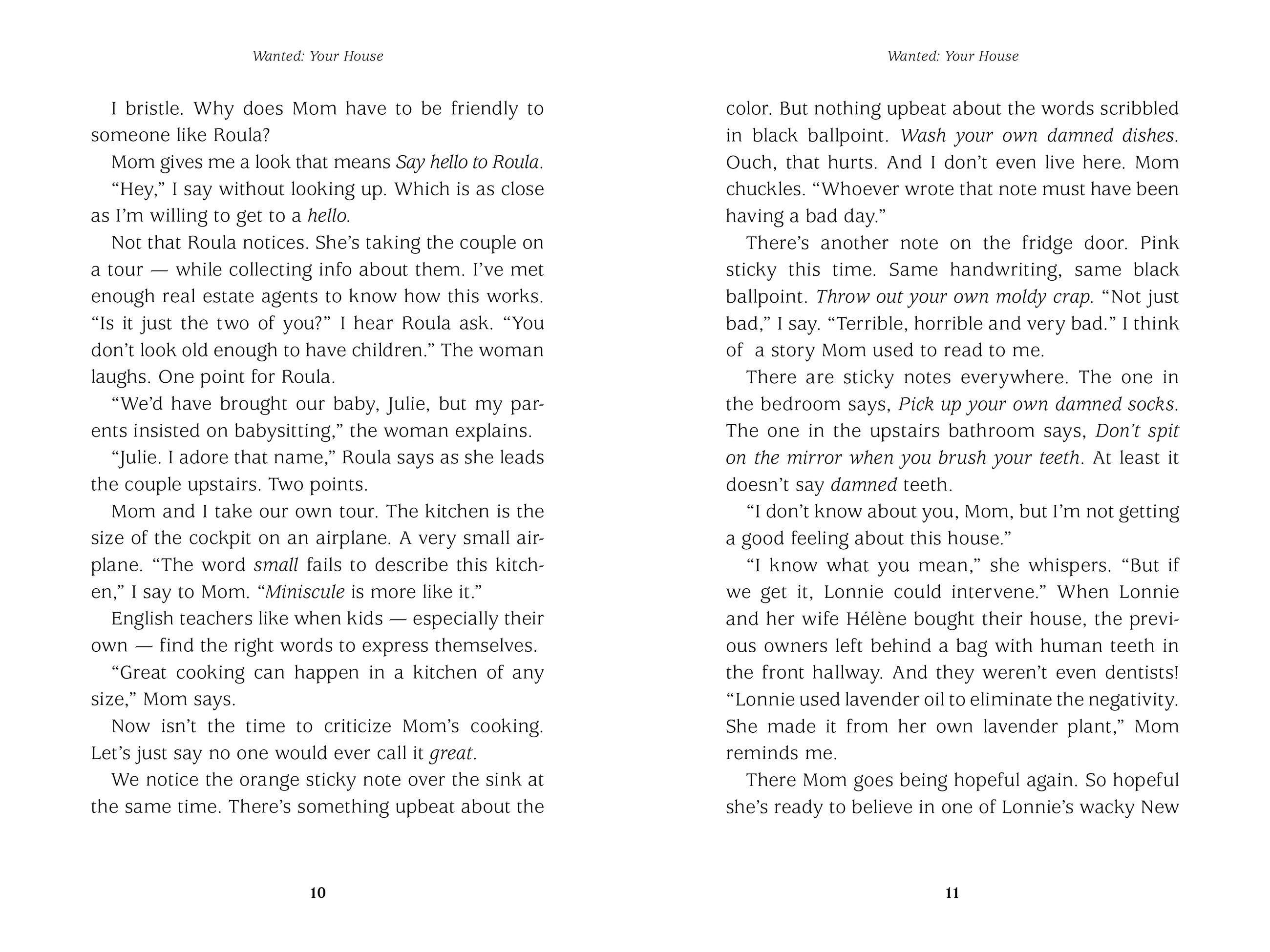 Beispielinhalt (Bild) Wanted: Your House