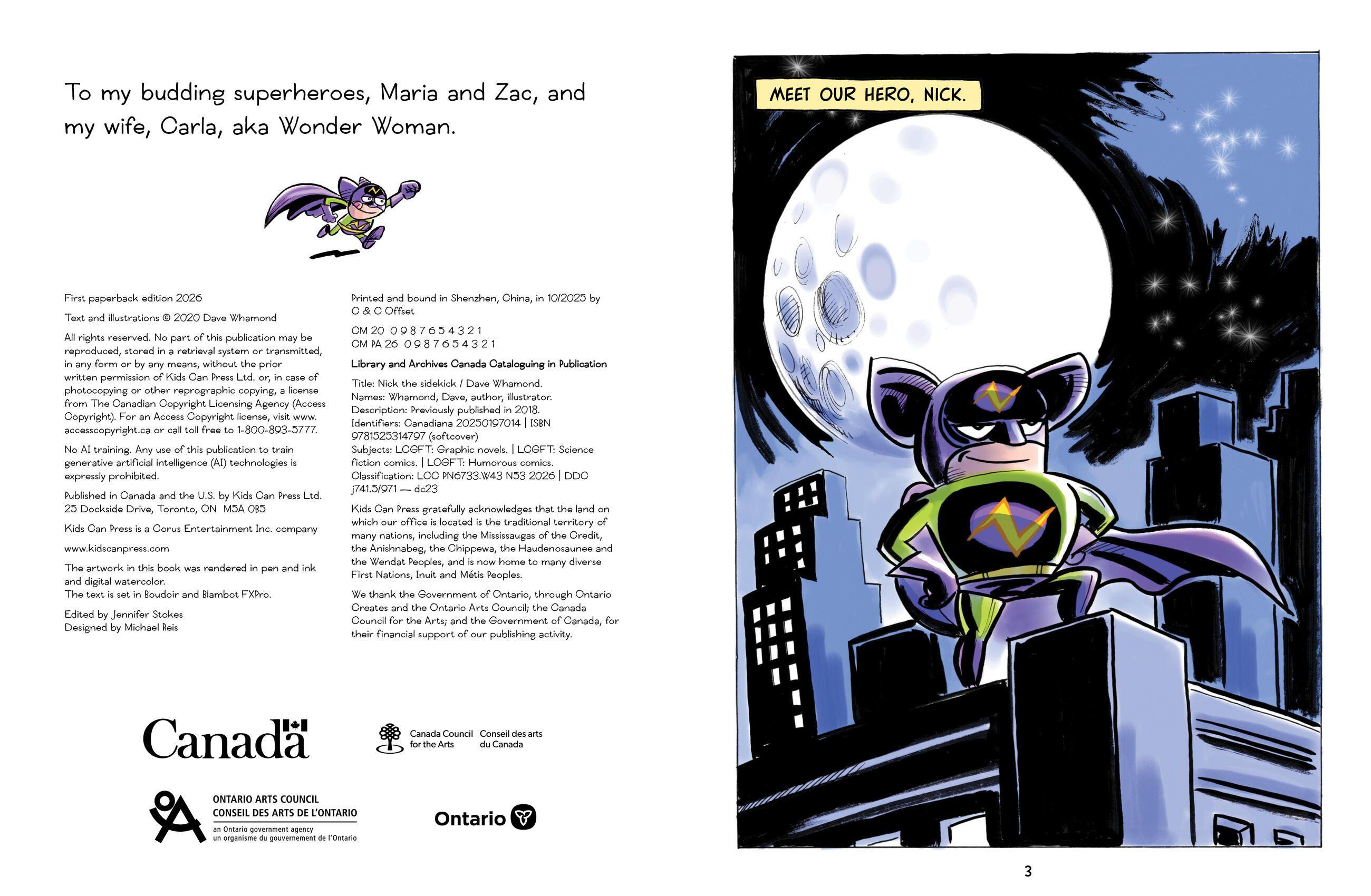 Beispielinhalt (Bild) Nick the Sidekick