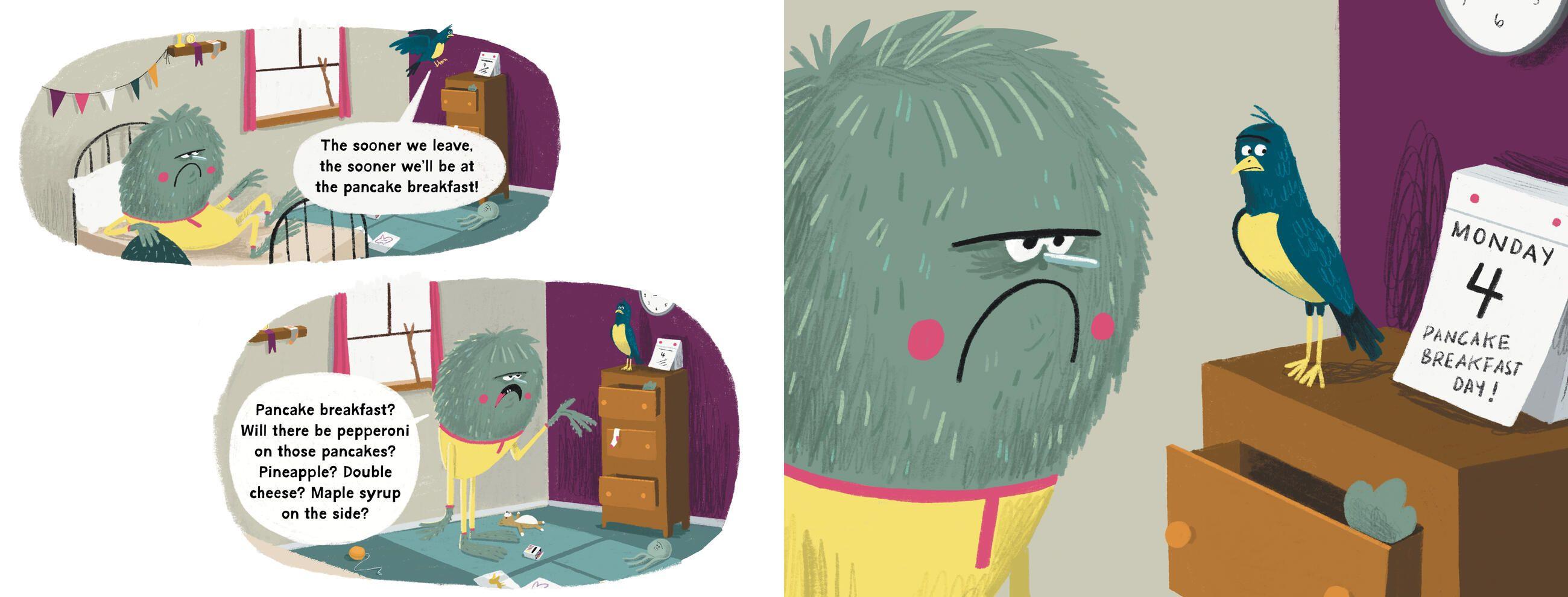 Beispielinhalt (Bild) I Will Not Walk to School