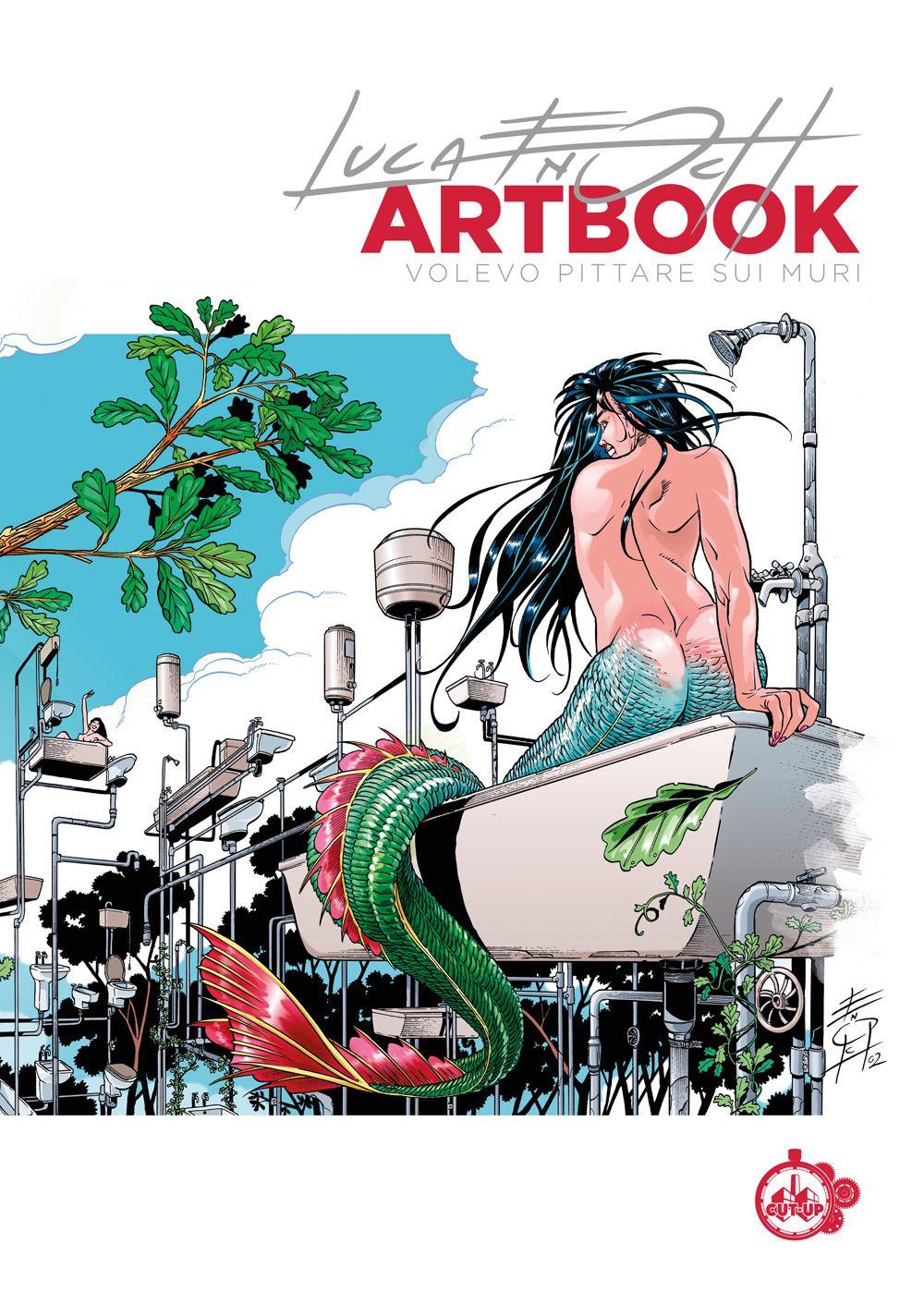 Vorderes Coverbild Luca Enoch artbook. Volevo pittare sui muri