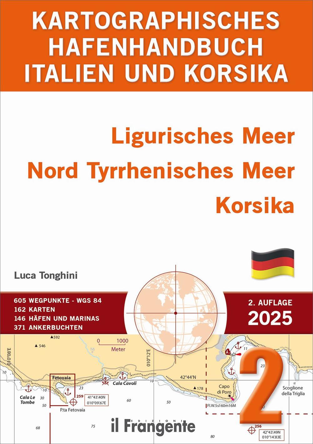 Vorderes Coverbild Kartografisches hafenhandbuch 2 Ligurisches Meer nördliches Tyrrhenisches Meer Korsika. Auch online verfügbar