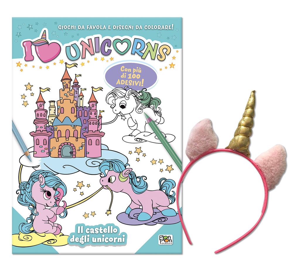 Vorderes Coverbild Il castello degli unicorni. I love unicorns. Activity book