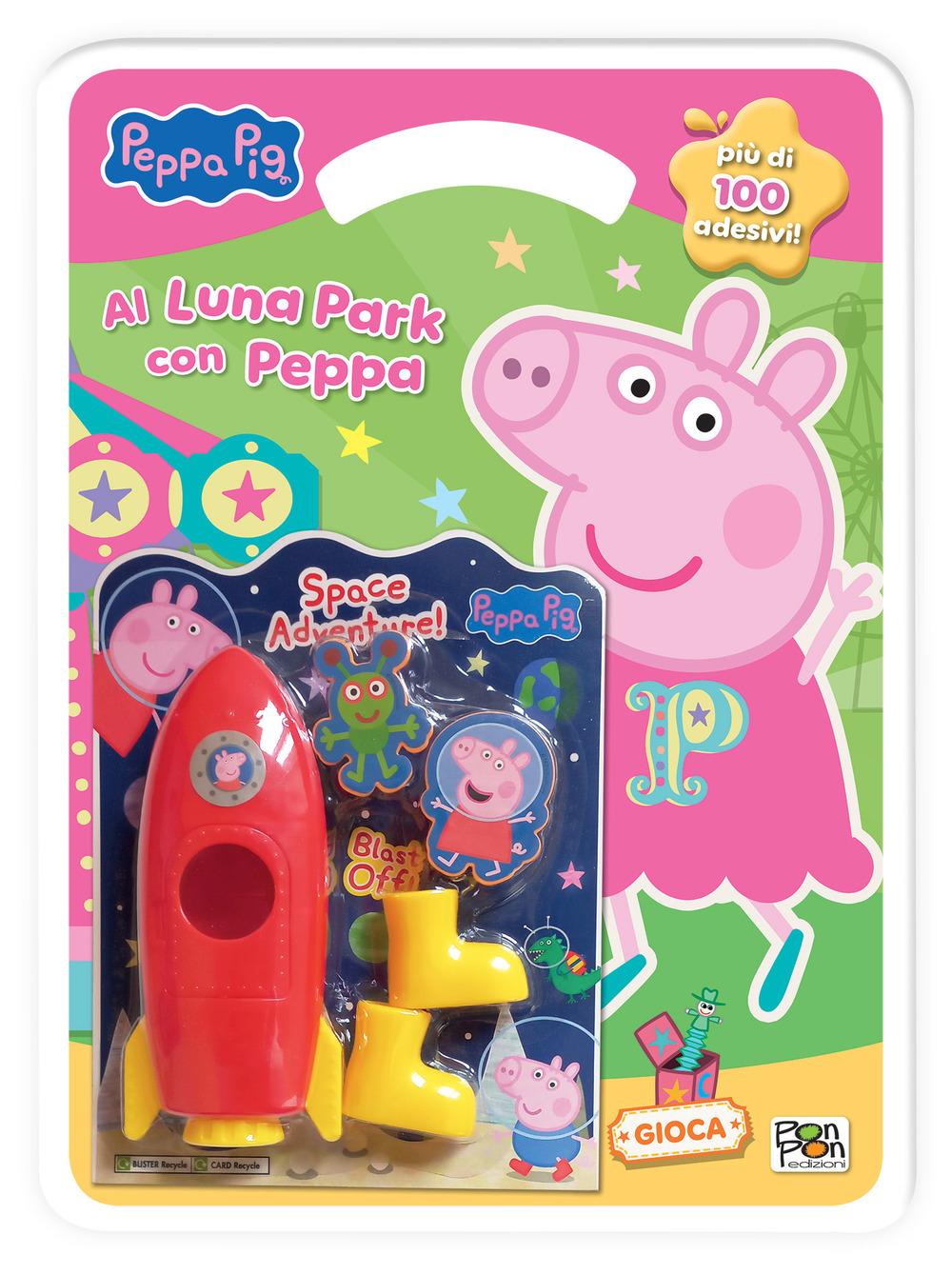 Vorderes Coverbild Al luna park con Peppa. Peppa Pig. Con adesivi