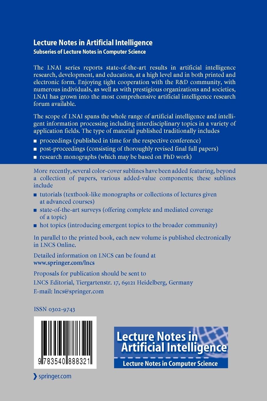 Rückseitencover Computational Logic in Multi-Agent Systems