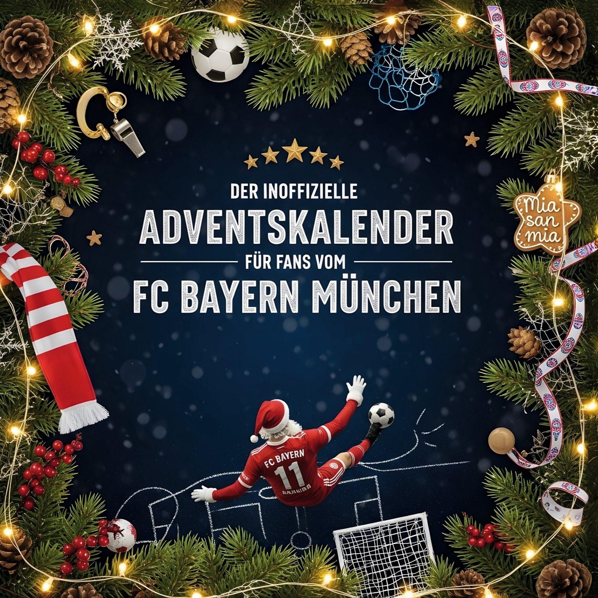 Vorderes Coverbild Der inoffizielle Adventskalender für Fans vom FC Bayern München