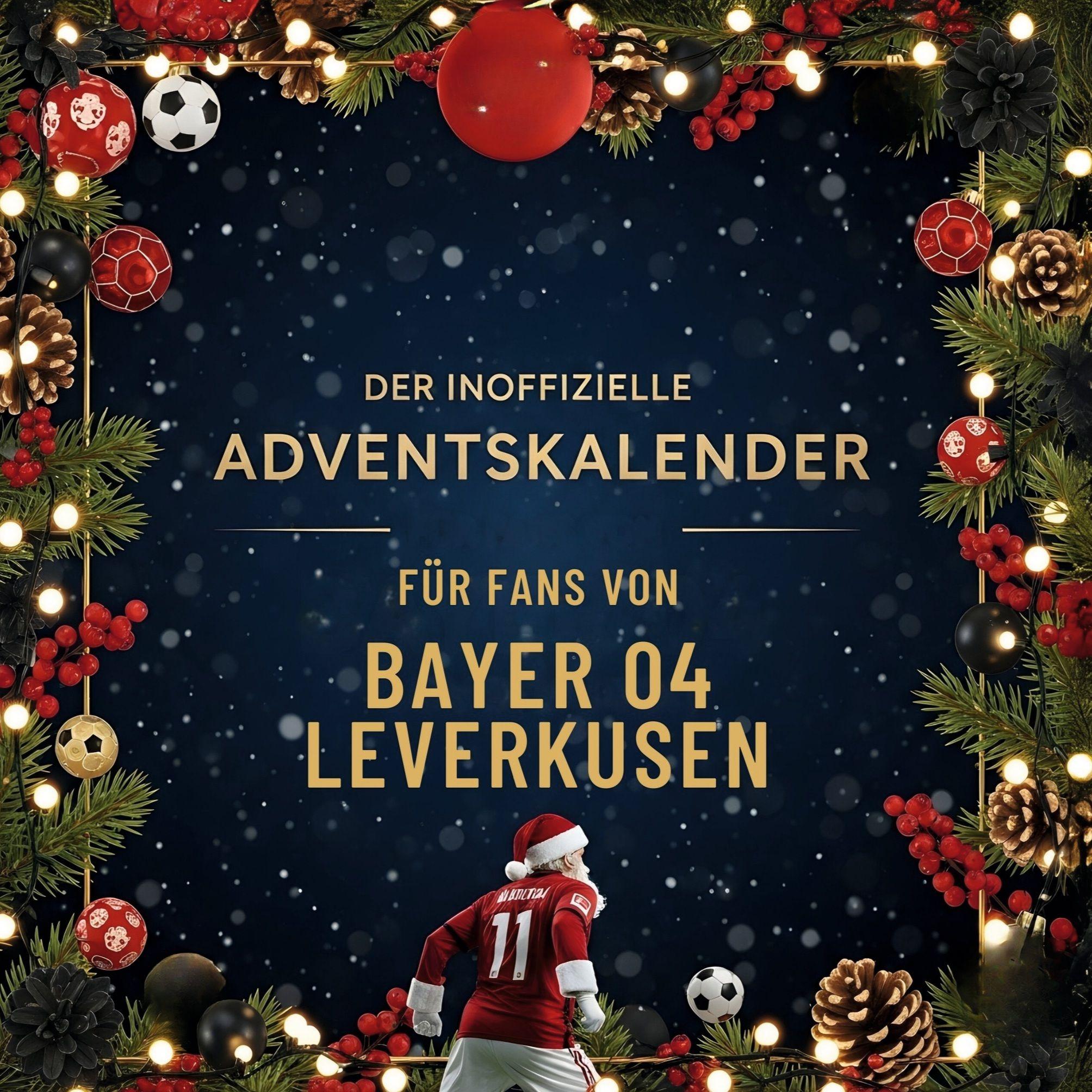 Vorderes Coverbild Der inoffizielle Adventskalender für Fans von Bayer 04 Leverkusen