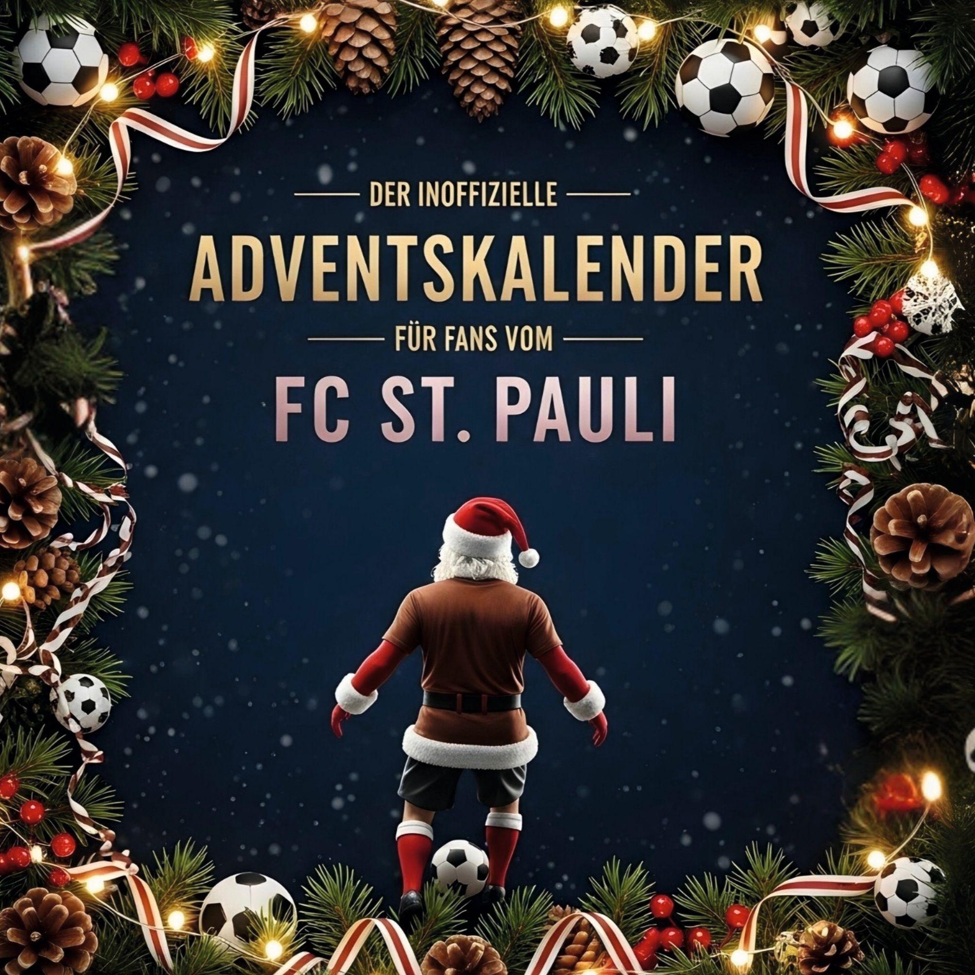Vorderes Coverbild Der inoffizielle Adventskalender für Fans vom FC St. Pauli