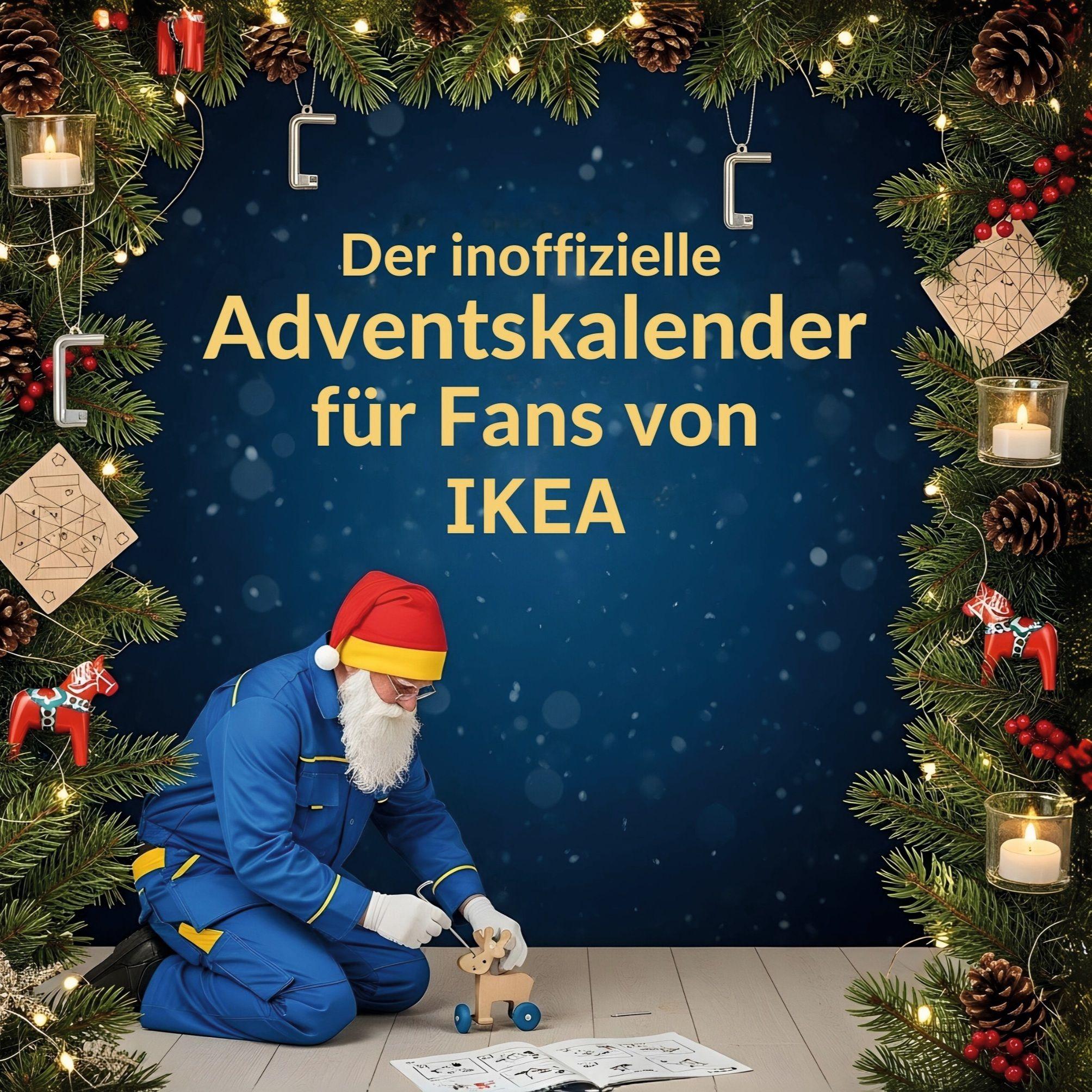 Vorderes Coverbild Der inoffizielle Adventskalender für Fans von IKEA