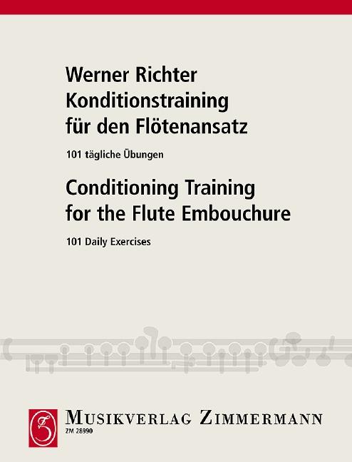 Vorderes Coverbild Konditionstraining für den Flötenansatz