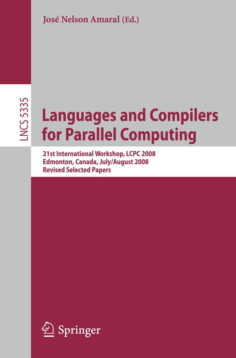 Vorderes Coverbild Languages and Compilers for Parallel Computing