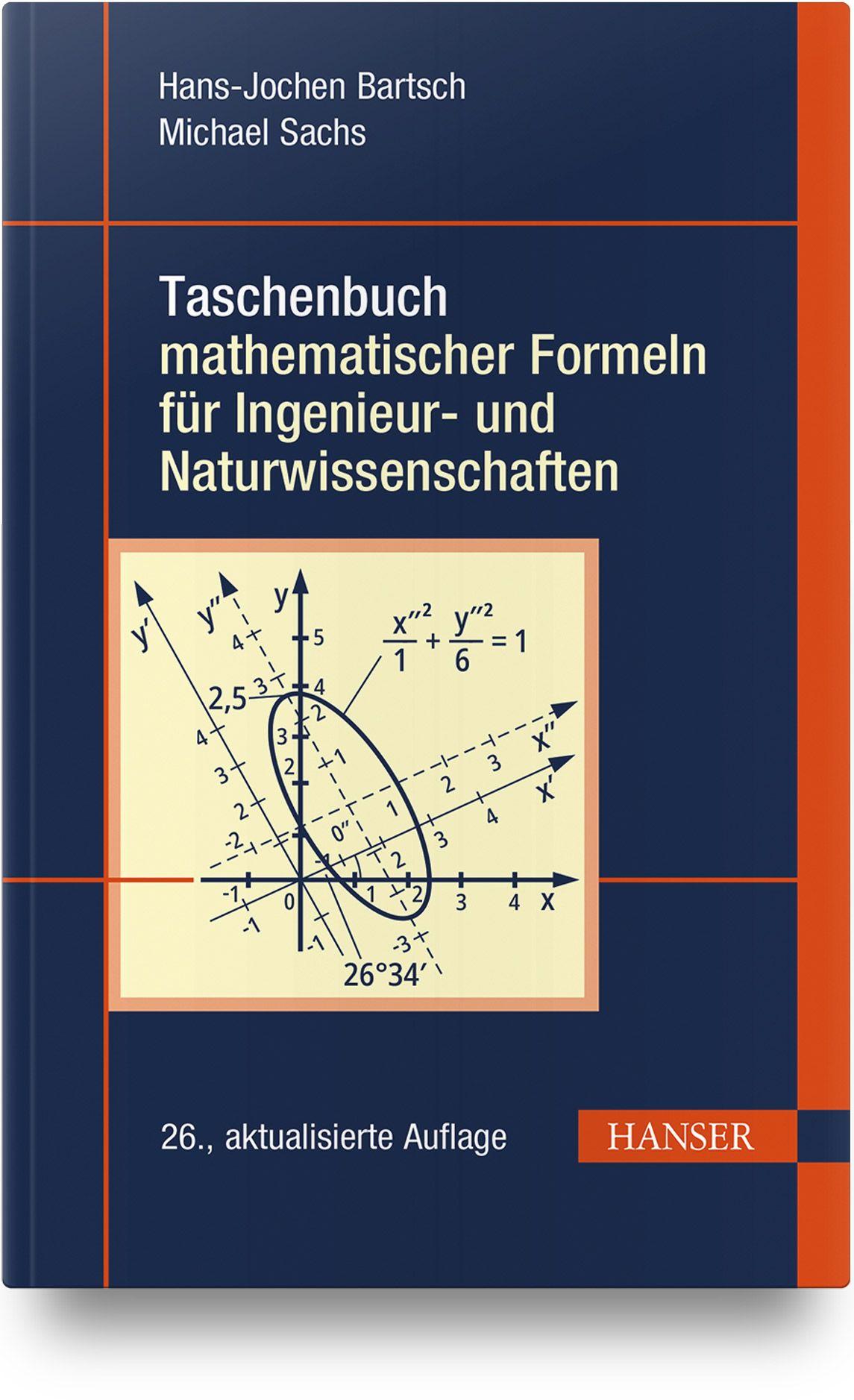 Vorderes Coverbild Taschenbuch mathematischer Formeln für Ingenieur- und Naturwissenschaften
