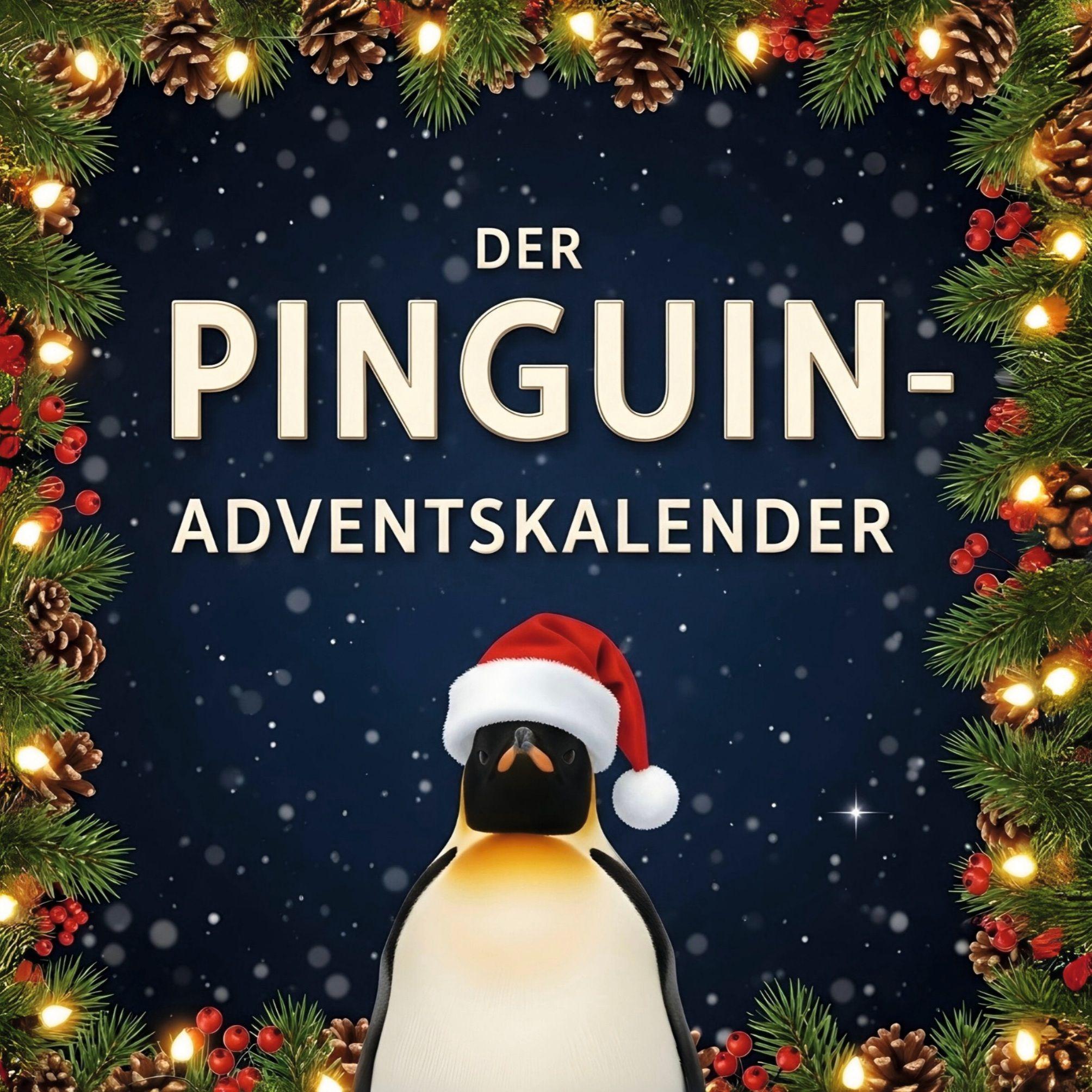 Vorderes Coverbild Der Pinguin-Adventskalender