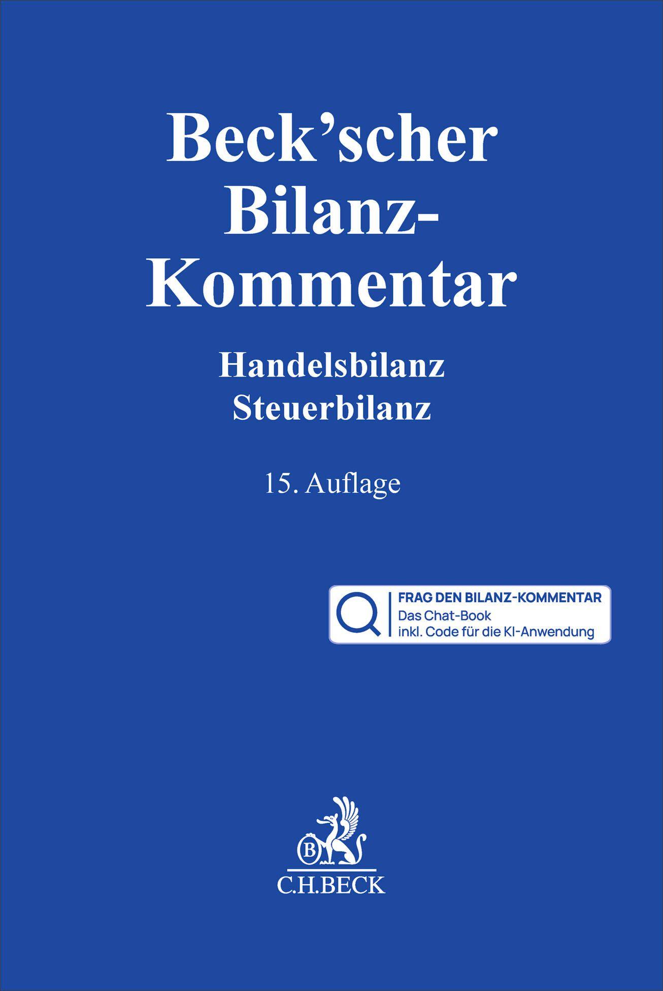 Vorderes Coverbild Beck'scher Bilanz-Kommentar Chat-Book