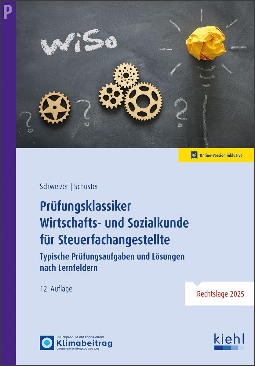 Vorderes Coverbild Prüfungsklassiker Wirtschafts- und Sozialkunde für Steuerfachangestellte