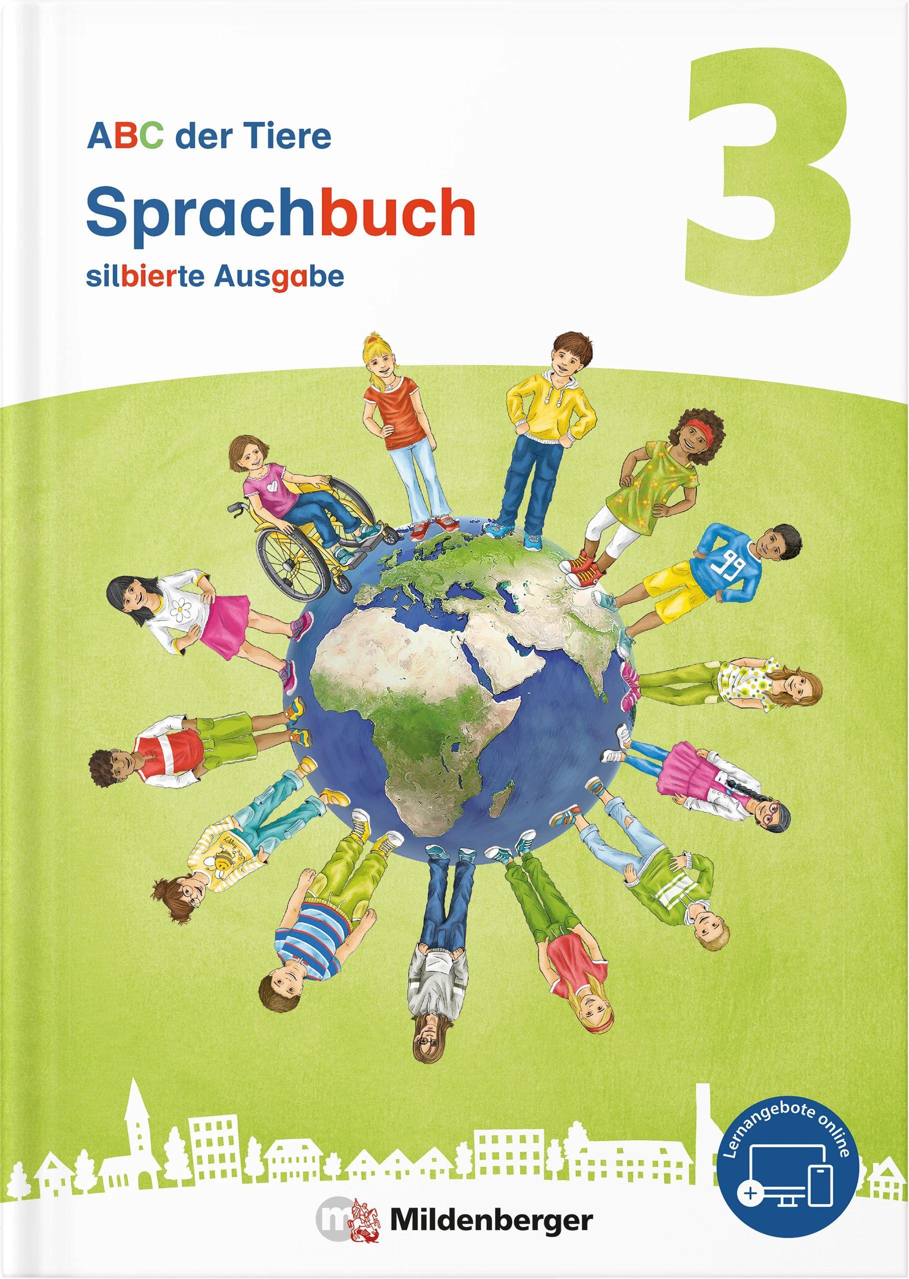 Vorderes Coverbild ABC der Tiere 3 Neubearbeitung - Sprachbuch silbierte Ausgabe