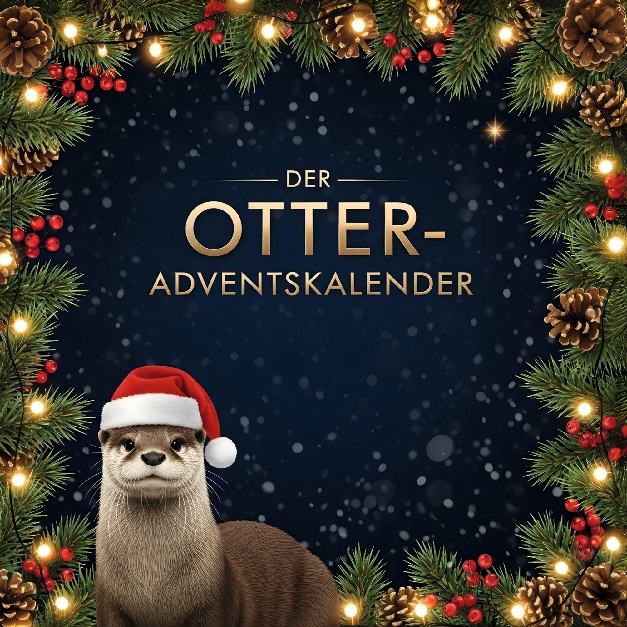 Vorderes Coverbild Der Otter-Adventskalender