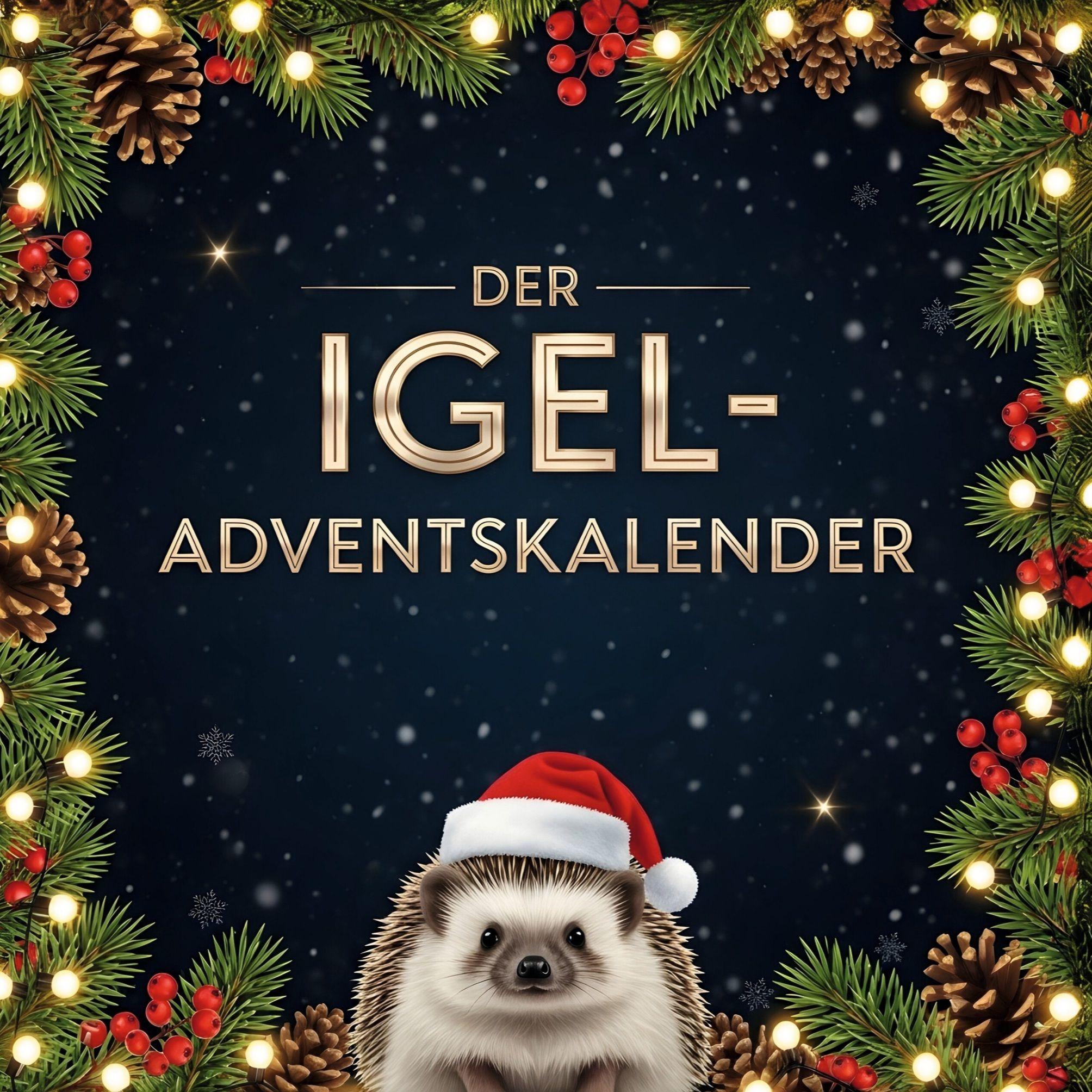 Vorderes Coverbild Der Igel-Adventskalender