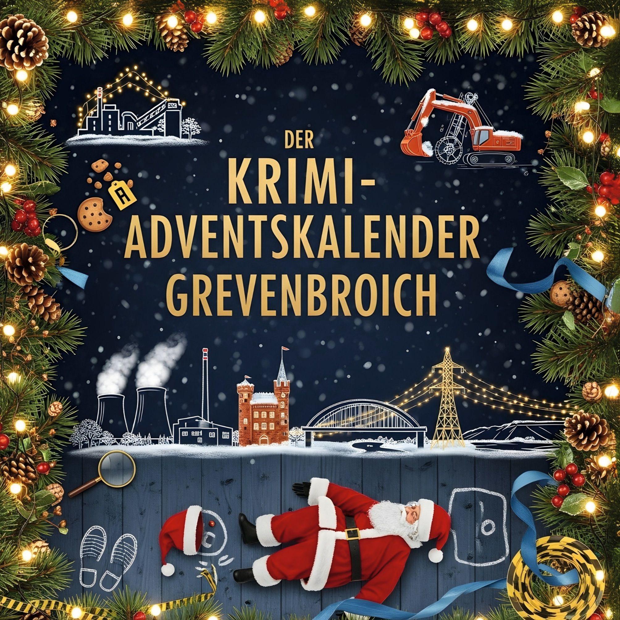 Vorderes Coverbild Der Krimi-Adventskalender Grevenbroich