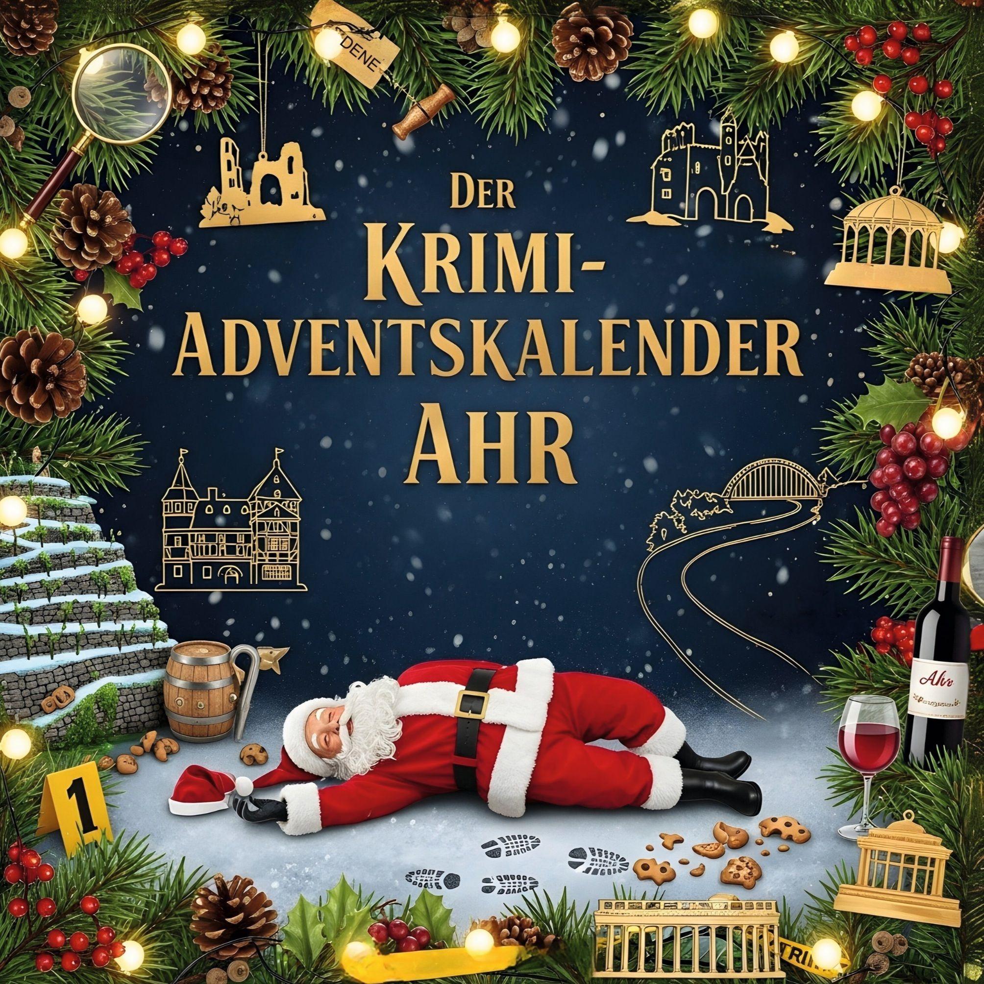 Vorderes Coverbild Der Krimi-Adventskalender Ahr