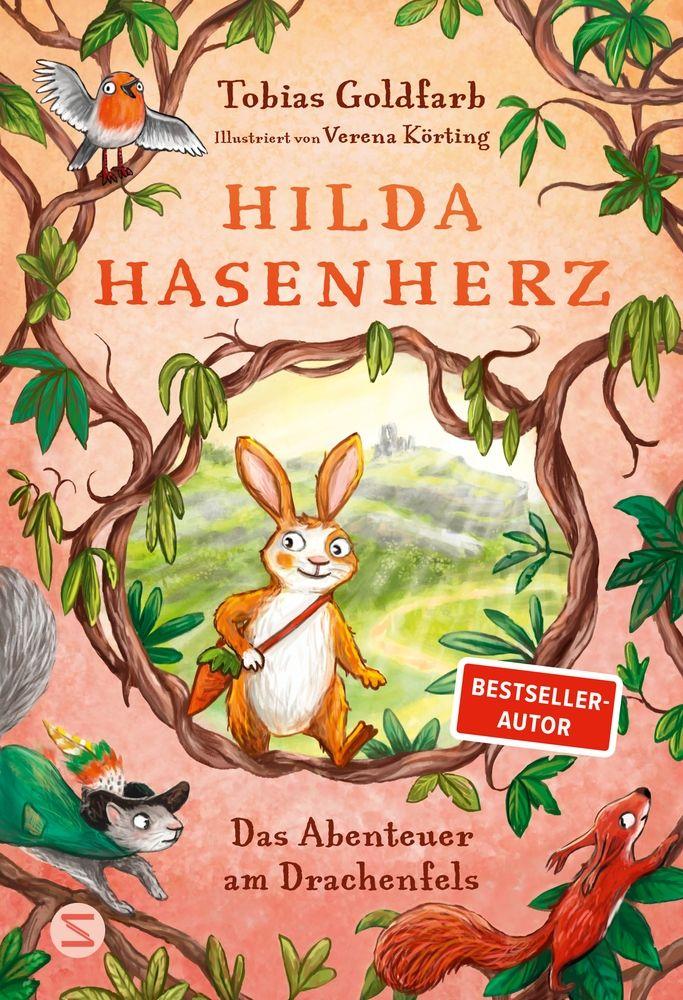 Vorderes Coverbild Hilda Hasenherz. Das Abenteuer am Drachenfels