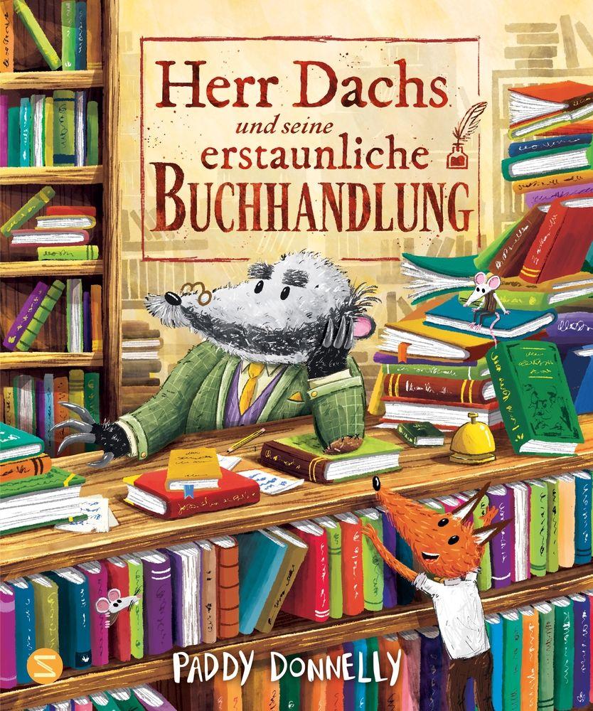 Vorderes Coverbild Herr Dachs und seine erstaunliche Buchhandlung