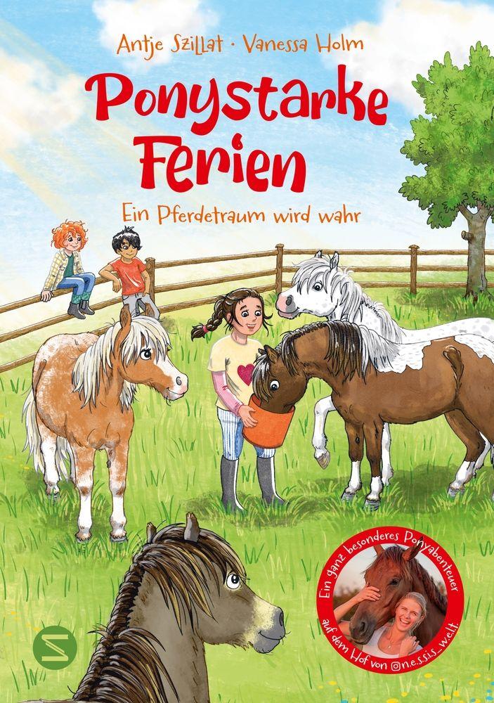 Vorderes Coverbild Ponystarke Ferien. Ein Pferdetraum wird wahr (Band 1)