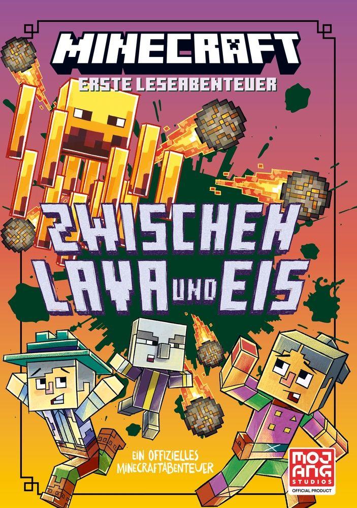 Vorderes Coverbild Minecraft Erste Leseabenteuer. Zwischen Lava und Eis