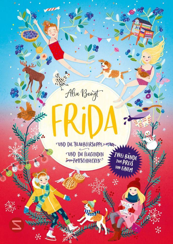 Vorderes Coverbild Frida Doppelband (Enthält die Bände 1: Frida und die Blaubeersuppe und Band 2: Frida und die fliegenden Zimtschnecken)