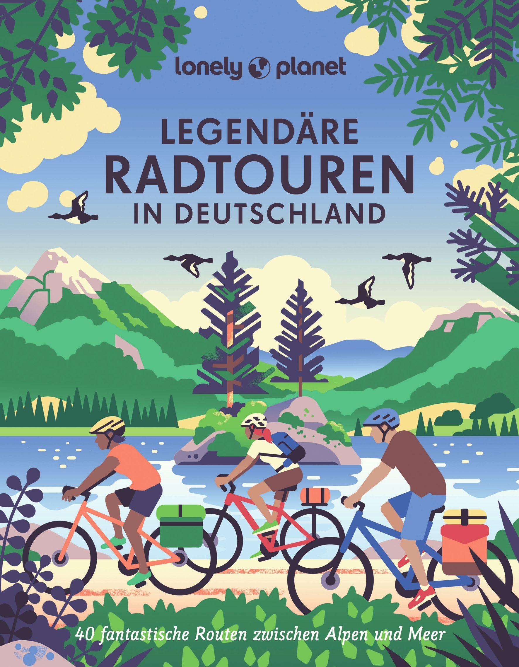 Vorderes Coverbild LONELY PLANET Bildband Legendäre Radtouren in Deutschland