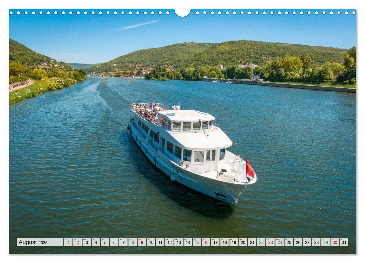 Beispielinhalt (Bild) Romantisches Heidelberg - 12 Traummotive voller Magie und Geschichte (Wandkalender 2026 DIN A3 quer), CALVENDO Monatskalender