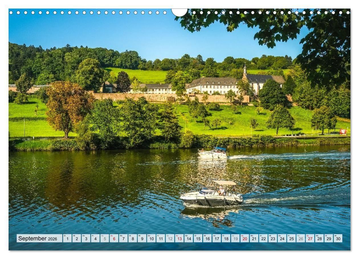 Beispielinhalt (Bild) Romantisches Heidelberg - 12 Traummotive voller Magie und Geschichte (Wandkalender 2026 DIN A3 quer), CALVENDO Monatskalender