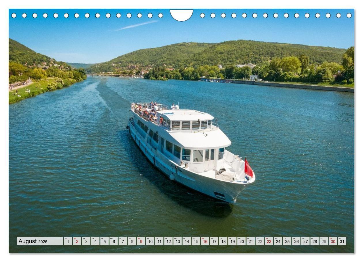 Beispielinhalt (Bild) Romantisches Heidelberg - 12 Traummotive voller Magie und Geschichte (Wandkalender 2026 DIN A4 quer), CALVENDO Monatskalender