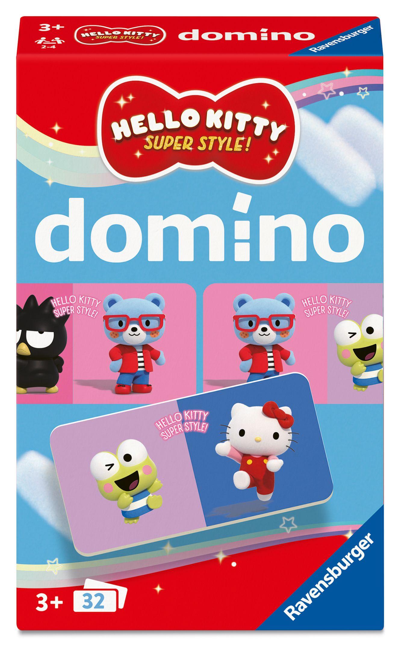 Vorderes Coverbild Domino Hello Kitty - Reisespiel ab 3 Jahre